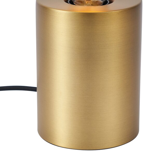 Moderna stolna svjetiljka mjedena 13 cm - Cylinder