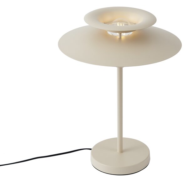 Retro stolna svjetiljka bež čelik 45 cm - Pauly