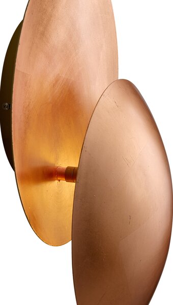 Moderna zidna svjetiljka bakrena 34,5 cm 2-svjetla - Sunrise