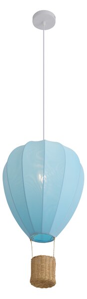 Dječja viseća svjetiljka plavi balon na vrući zrak - Balon na vrući zrak