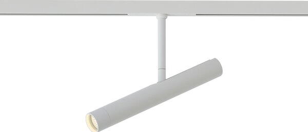 Moderna bijela reflektorska svjetiljka za 1-fazni sustav tračnica - Slimline Avery