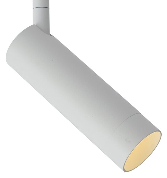 Moderna bijela reflektorska svjetiljka za 1-fazni sustav tračnica GU10 35 mm - Slimline Uzzy