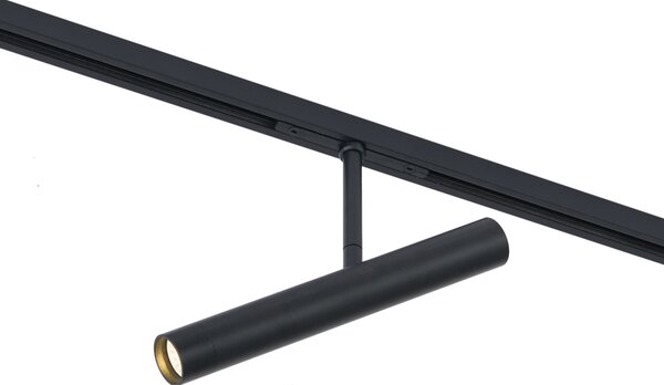 Moderni reflektor crni za 1-fazni sustav tračnica - Slimline Avery