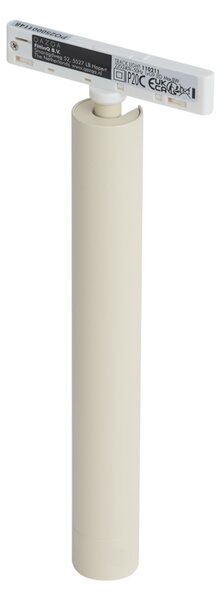 Moderni reflektor bež s bijelim za sustav tračnica 1-fazni - Slimline Avery