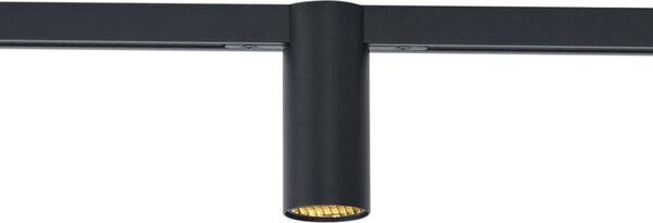 Moderni reflektor crni za sustav tračnica 1-fazni GU10 35mm - Slimline Nubee Honey