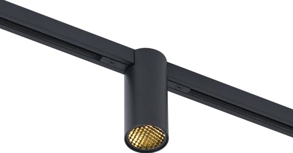 Moderni reflektor crni za sustav tračnica 1-fazni GU10 35mm - Slimline Nubee Honey