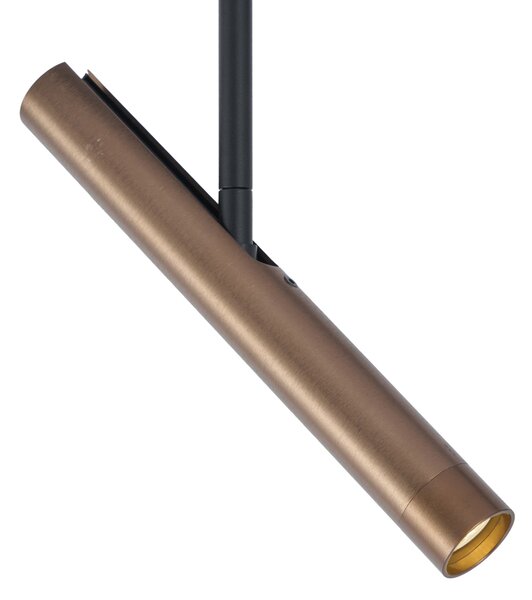 Moderan tamno brončani reflektor za 1-fazni sustav tračnica - Slimline Avery