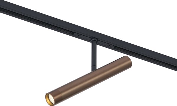 Moderan tamno brončani reflektor za 1-fazni sustav tračnica - Slimline Avery