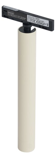 Moderni reflektor bež s crnom bojom za 1-fazni sustav tračnica - Slimline Avery