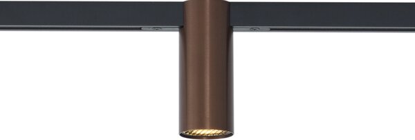 Moderna reflektorska svjetiljka tamnobrončane boje za sustav tračnica 1-fazni GU10 35 mm - Slimline Nubee Honey