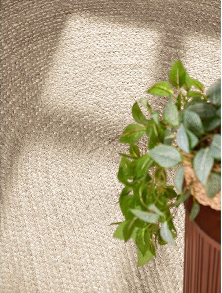 Obostrani/ručno rađen juten tepih u svijetloj prirodnoj boji 160x230 cm Braided – Hanse Home