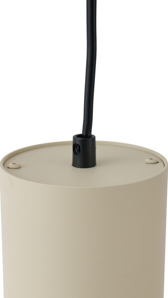 Moderna viseća svjetiljka bež s crnom bojom za sustav tračnica 1-fazni GU10 70 mm - Iconic Holt