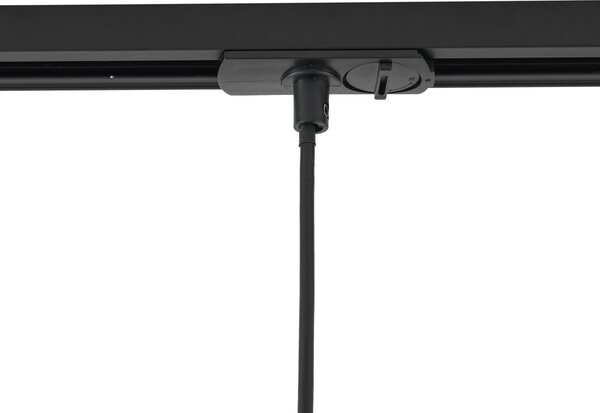 Moderna crna viseća svjetiljka za 1-fazni sustav tračnica GU10 70mm - Iconic Holt