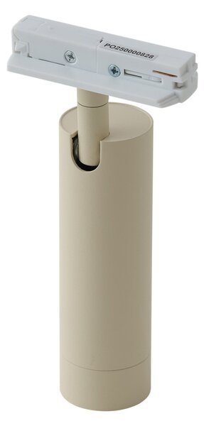 Moderni reflektor bež boje s bijelim adapterom za 1-fazni sustav tračnica GU10 35 mm - Iconic Jeana Luxe