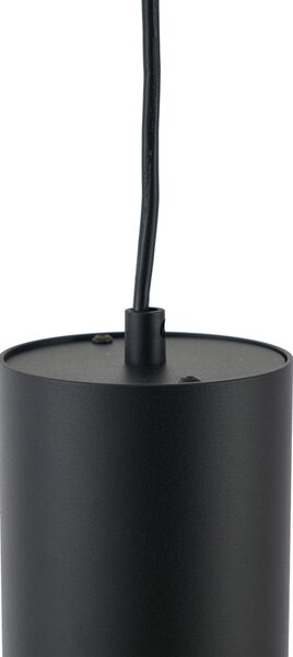 Moderna crna viseća svjetiljka za 1-fazni sustav tračnica GU10 70mm - Iconic Holt