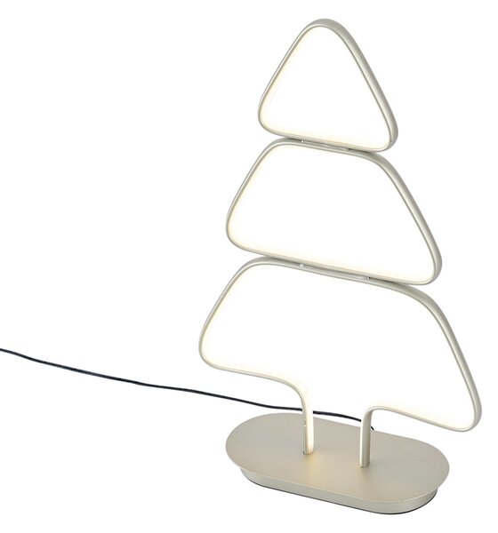 Božićna stolna svjetiljka čelično božićno drvce uklj. LED - Arbre