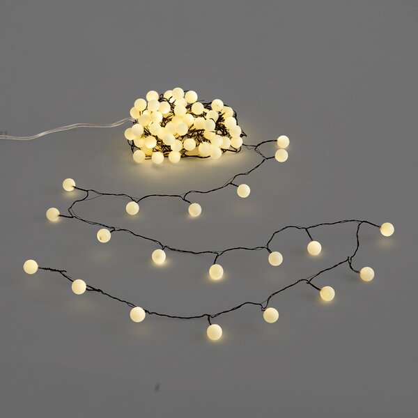 Božićne lampice zelene sa 100 LED dioda bijele 5m IP44 - Dasher