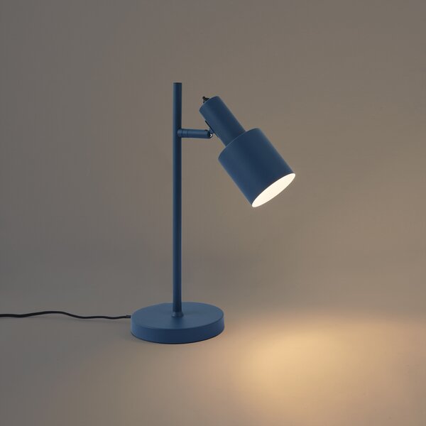 Moderna stolna lampa plava - Stijn