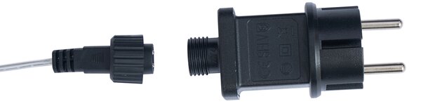 Božićno drvce prozirno 100 cm uklj. LED IP44 - Coni