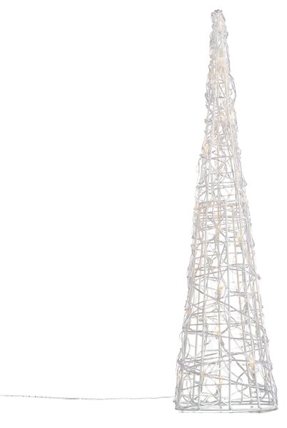 Božićno drvce prozirno 60 cm uklj. LED IP44 - Coni
