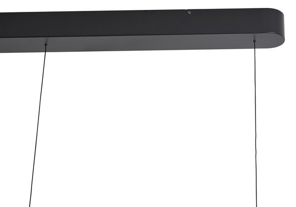 Viseća svjetiljka crna s bojom moke, uklj. LED, mogućnost prigušivanja u 3 koraka, 3 svjetla Easylift - Witch