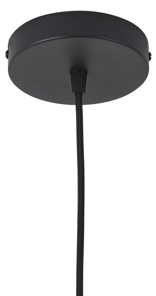 Moderna viseća svjetiljka crna 50 cm 3-svjetla - Drum Duo