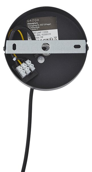 Moderna viseća svjetiljka crna 50 cm 3-svjetla - Drum Duo
