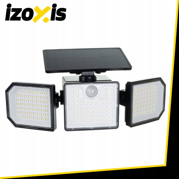 167 led 500lm solarna svjetiljka sa senzorom pokreta 1800mah ip65 6000-6500k