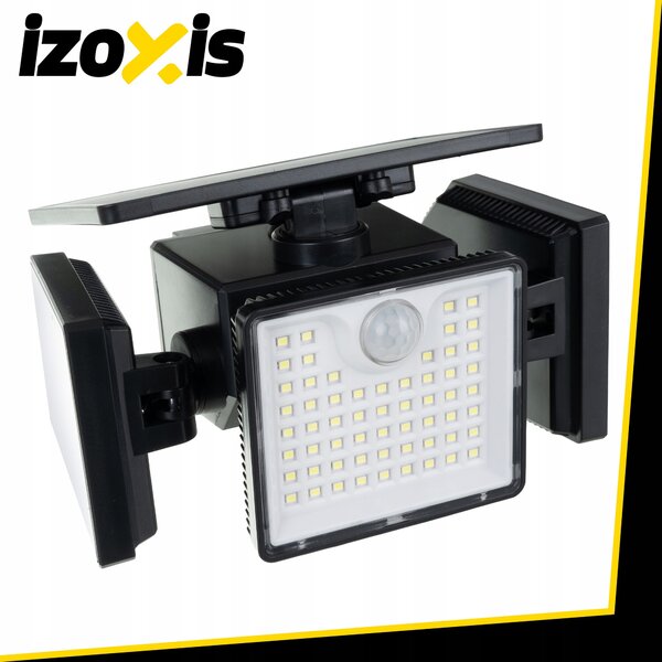 167 led 500lm solarna svjetiljka sa senzorom pokreta 1800mah ip65 6000-6500k