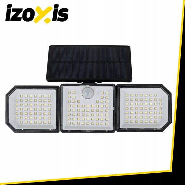167 led 500lm solarna svjetiljka sa senzorom pokreta 1800mah ip65 6000-6500k