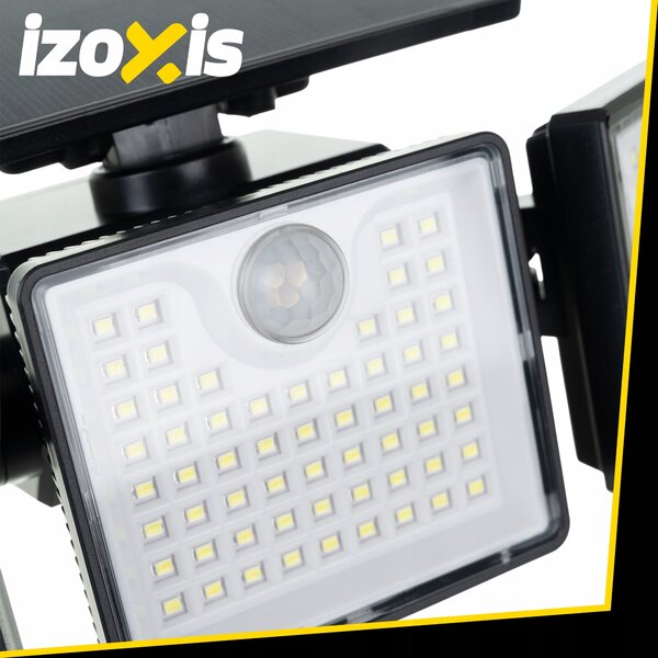 167 led 500lm solarna svjetiljka sa senzorom pokreta 1800mah ip65 6000-6500k