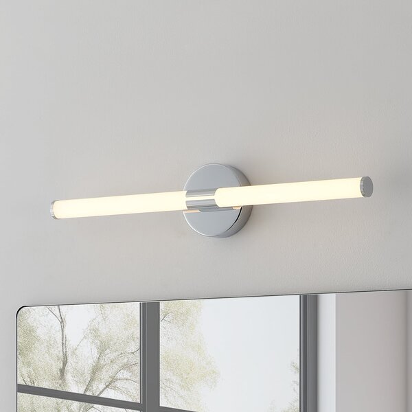 EGLO Ramola LED zidna svjetiljka, kromirane boje, širina 60 cm, IP44, CCT, Metalik, kupaonica, Metal