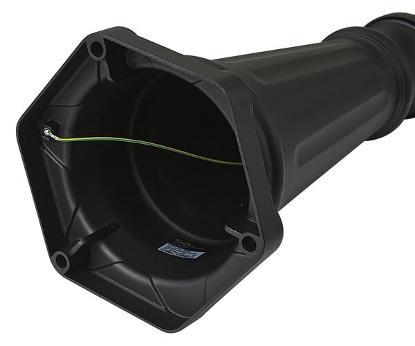 Klasična vanjska svjetiljka crna 220 cm IP44 - Big