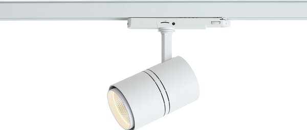 Moderni reflektor za tračnice bijeli za 3-faznu tračnicu uklj. LED - 3-Phase Ruler