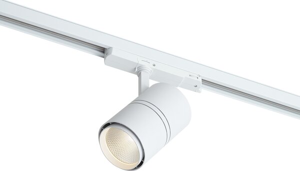Moderni reflektor za tračnice bijeli za 3-faznu tračnicu uklj. LED - 3-Phase Ruler