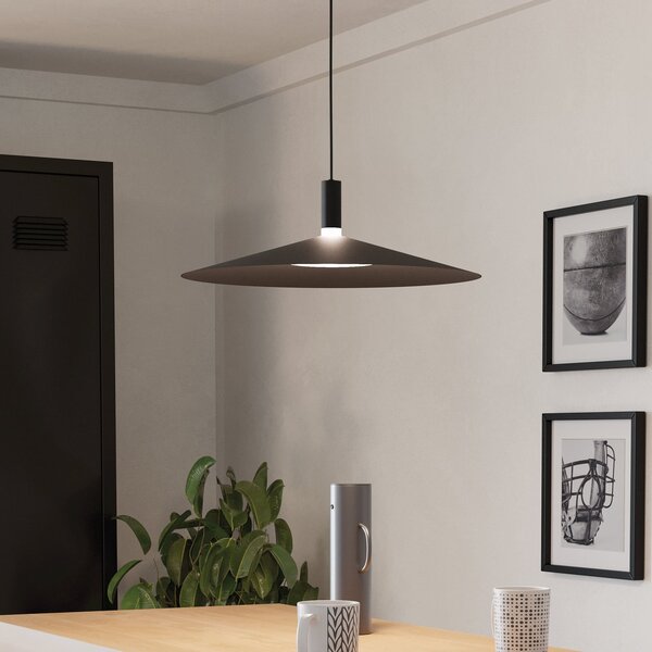 EGLO LED pametna viseća lampa Conomavilla-Z, crna, Ø 45 cm CCT RGB, prigušiva, Crno, Dnevni boravak/blagovaonica, Metal