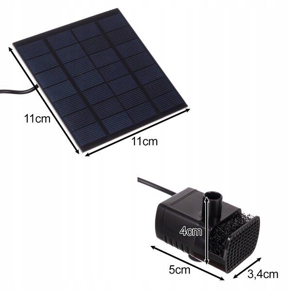 Solarna vrtna fontana pumpa za ribnjak