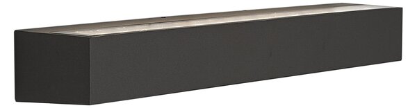 Industrijska vanjska zidna svjetiljka crna 55 cm uklj. LED IP65 - Hannah