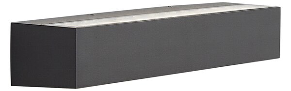 Industrijska vanjska zidna svjetiljka crna 38 cm uklj. LED IP65 - Hannah