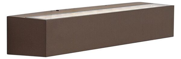 Industrijska vanjska zidna svjetiljka hrđavo smeđa 38 cm uklj. LED IP65 - Hannah
