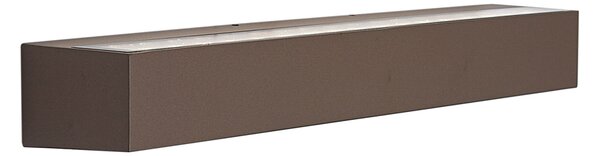 Industrijska vanjska zidna svjetiljka hrđavo smeđa 55 cm uklj. LED IP65 - Hannah
