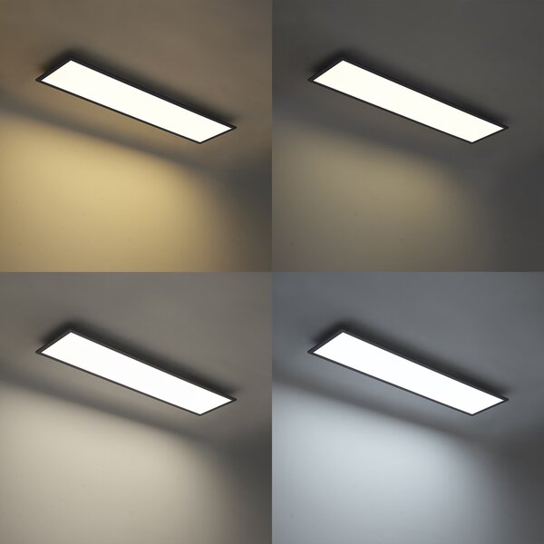 LED panel crni pravokutni uklj. LED s 3-stupanjskim prigušivanjem - Reeves