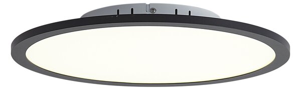 Pametna LED ploča crna 40 cm uklj. LED prigušivanje do toplog svjetla s daljinskim upravljačem - Knob