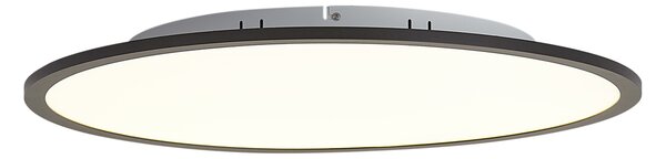 Pametna LED ploča crna 60 cm uklj. LED prigušivanje do toplog svjetla s daljinskim upravljačem - Knob