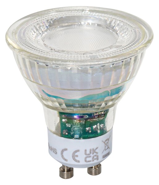 Set od 5 GU10 50mm prigušivih LED žarulja prozirne 2,5W 450 lm 4000K