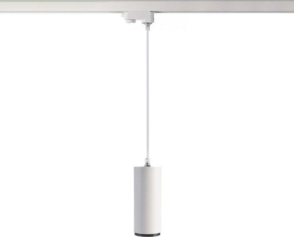 Deko-Light LED viseća svjetiljka Lucea trofazna 10 W bijela, prigušiva, Bijela, Područje hodnika, Aluminij