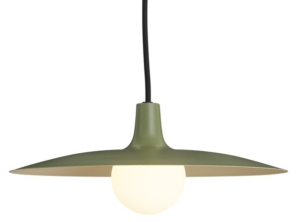 Retro visilica zelena za sustav tračnica 1-fazni - Slimline Panzi