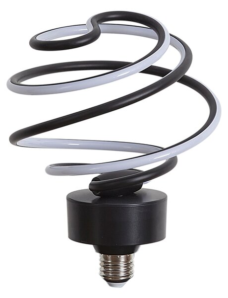 E27 LED ukrasna žarulja crna spiralna 6W 370 lm 3000K