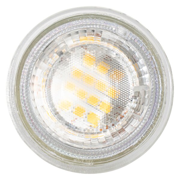 Set od 5 GU10 50mm prigušivih LED žarulja prozirne 2,5W 450 lm 2700K
