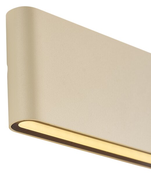 Moderna vanjska zidna svjetiljka bež 17,5 cm uklj. LED IP65 - Batt